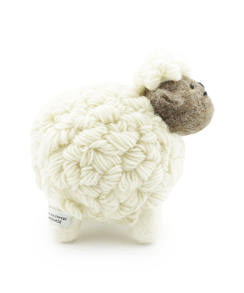 Knitted Sheep Large | White