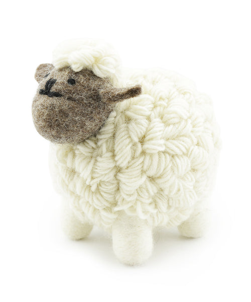 Knitted Sheep Large | White