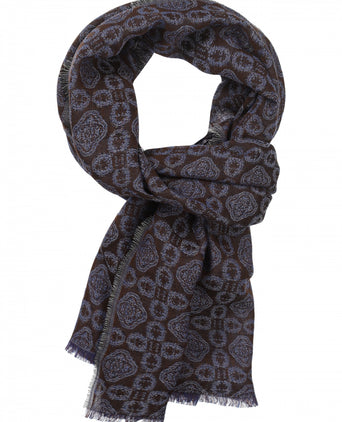 Scarf Wool 60X190 | Brown