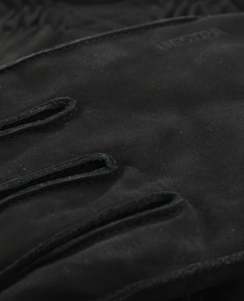 Soft Leather Nubuck Glove | Black