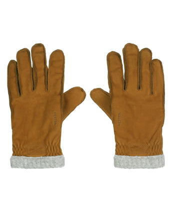Soft Leather Nubuck Glove | Brown