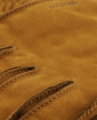 Soft Leather Nubuck Glove | Brown