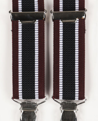 Smalle Bretels met clips | Rood