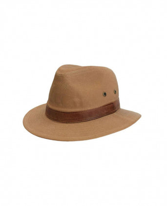 Stoffen Hoeden Cotton | Tarwe Bruin