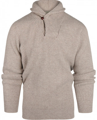 William Lockie Pullover Shawl Collar | Cobble