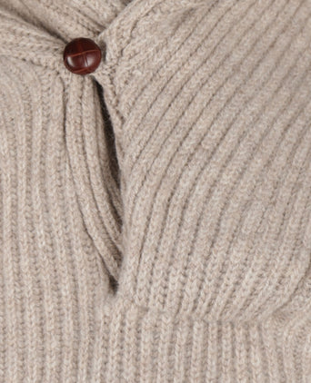William Lockie Pullover Shawl Collar | Cobble