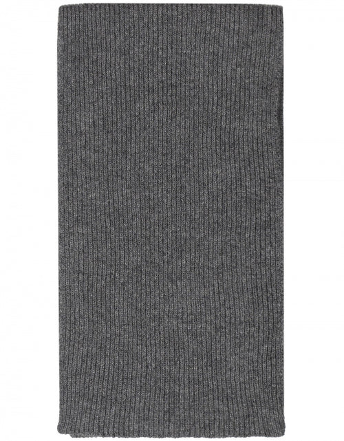 WL Cashmere Rib Scarf | Grey