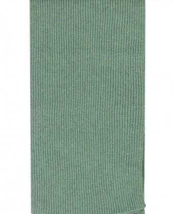 WL Cashmere Rib Scarf | Green