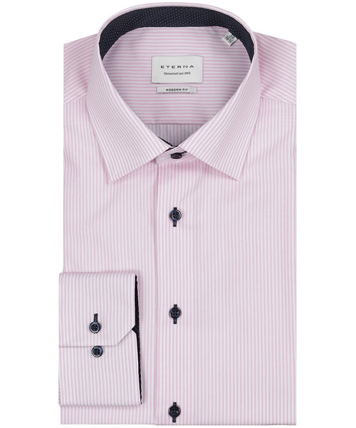 Shirt striped | Pink