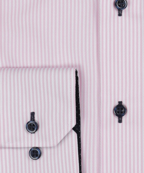 Shirt striped | Pink