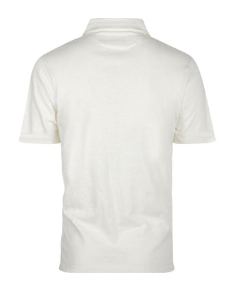 Polo cotton and linen | White