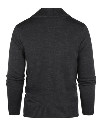 Merino Zip Vest | Anthracite Grey