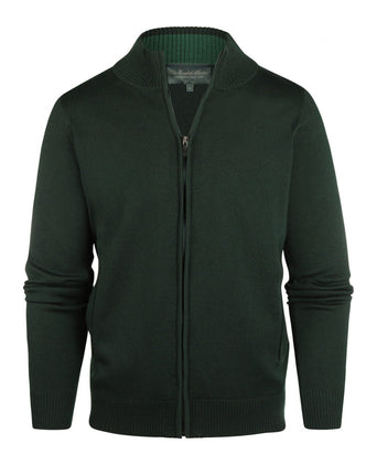Merino Zip Vest | Green