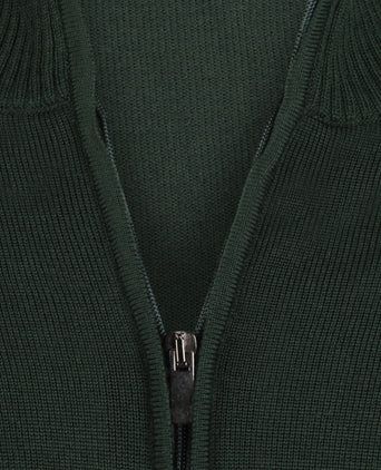 Merino Zip Vest | Green