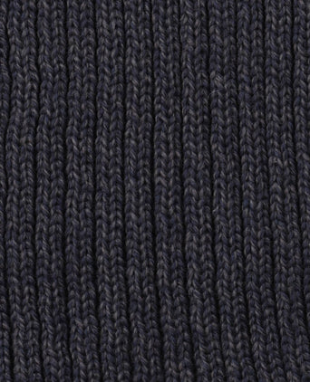 Ribbed merino scarf | Blue