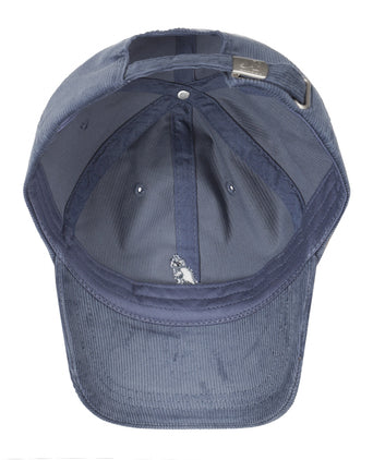 Corduroy Baseball Cap | Denim Blue