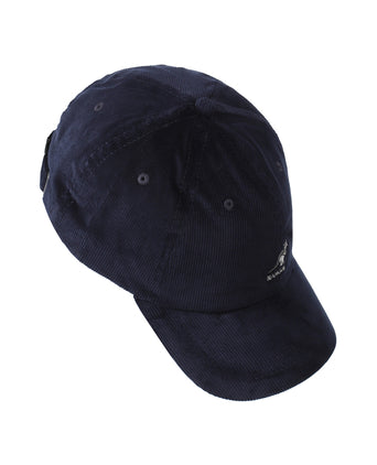 Corduroy Baseball Cap | Navy Blue