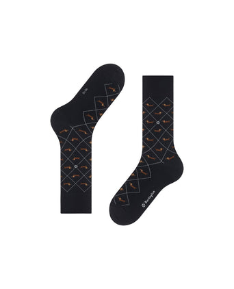 Burlington Dachshund Men's Socks | Black