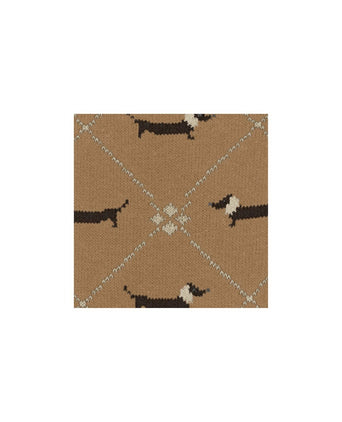 Burlington Dachshund Men's Socks | Brown
