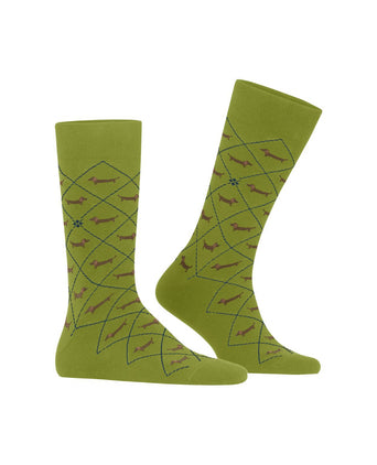 Burlington Dachshund Men's Socks | Green