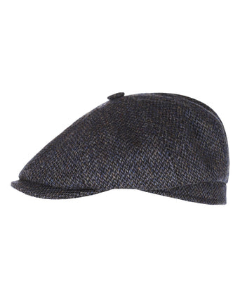 Tweed Balloon Cap | Navy Blue