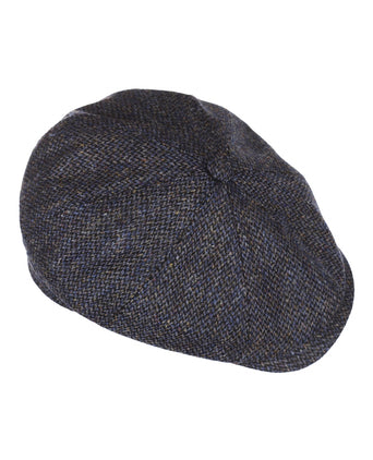 Tweed Balloon Cap | Navy Blue