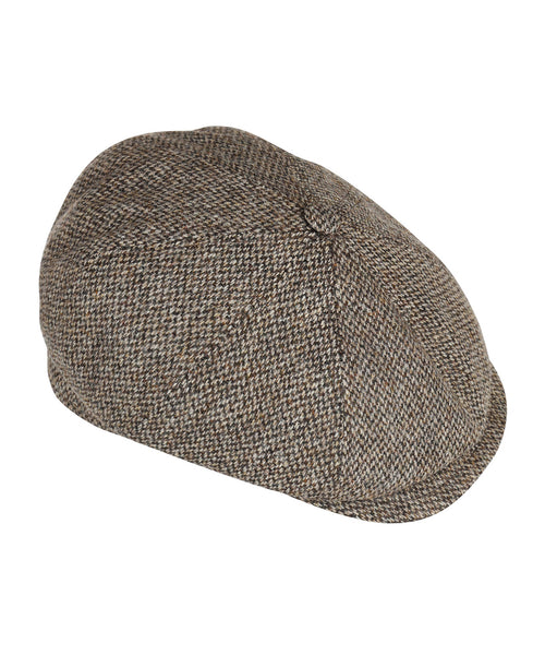 Tweed Balloon Cap | Brown