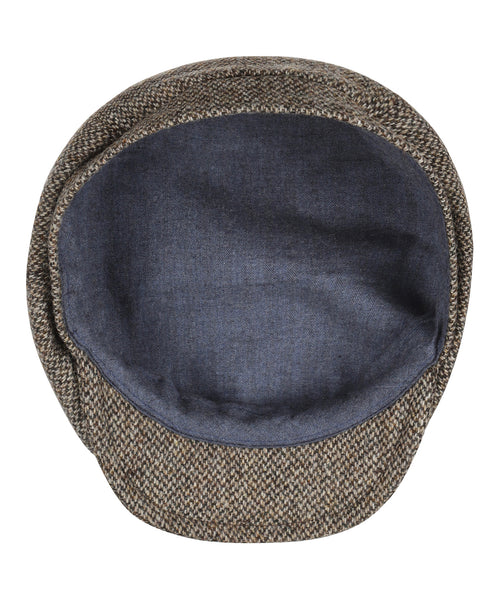 Tweed Balloon Cap | Brown