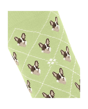 Burlington Corgi Dames Sokken | Groen