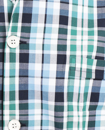 Derek Rose Flannel Pyjama Set | Blauw