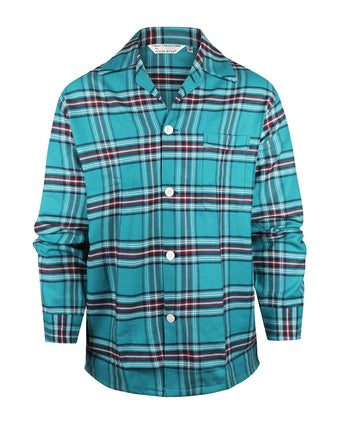 Derek Rose Flannel Pyjama Set | Green
