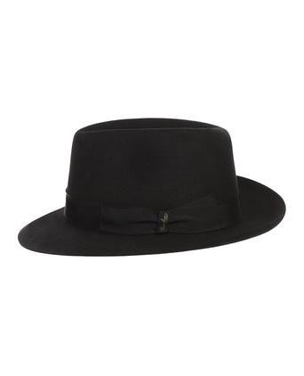 Italian Fedora Hat | Black