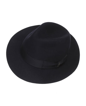 Italian Fedora Hat | Navy Blue