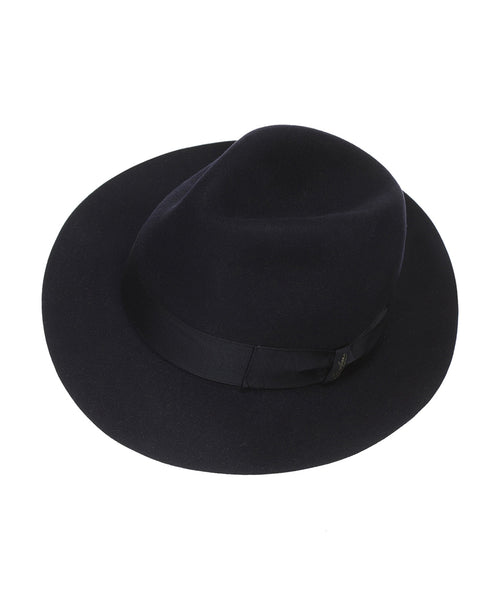 Italiaanse Fedora Hoed | Navy Blauw
