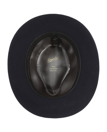 Italian Fedora Hat | Navy Blue