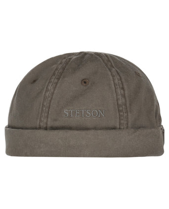 Docker Beanie Cotton | Olive Green