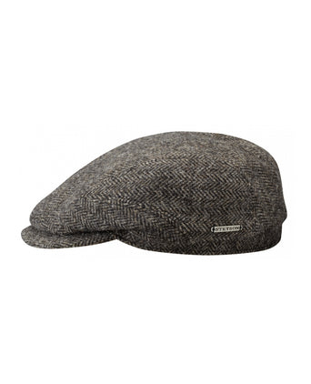 Stetson Driver Cap Herringbone | Dark Grey Herringbone