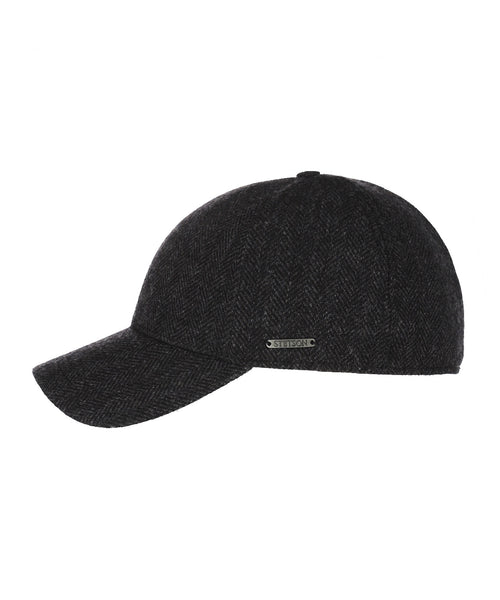 Setson Baseball Cap Herringbone | Black