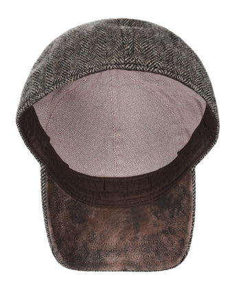 Setson Baseball Cap Herringbone | Dark Grey Herringbone