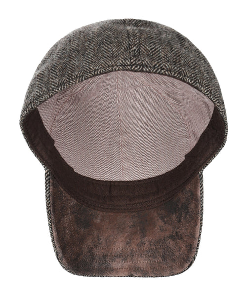 Setson Baseball Cap Herringbone | Dark Grey Herringbone