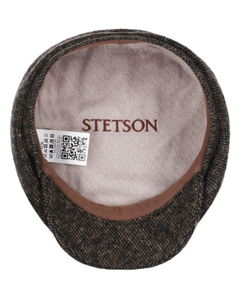 6-Panel Donegal Wool Cap | Black