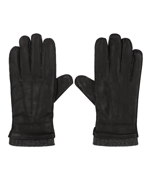 Stetson Gloves Deerskin with Cashmere | Black