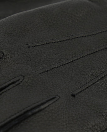 Stetson Gloves Deerskin with Cashmere | Black