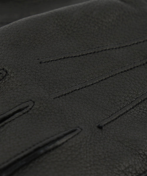 Stetson Gloves Deerskin with Cashmere | Black