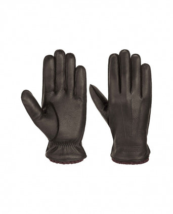 Stetson Gloves Deerskin with Cashmere | Brown