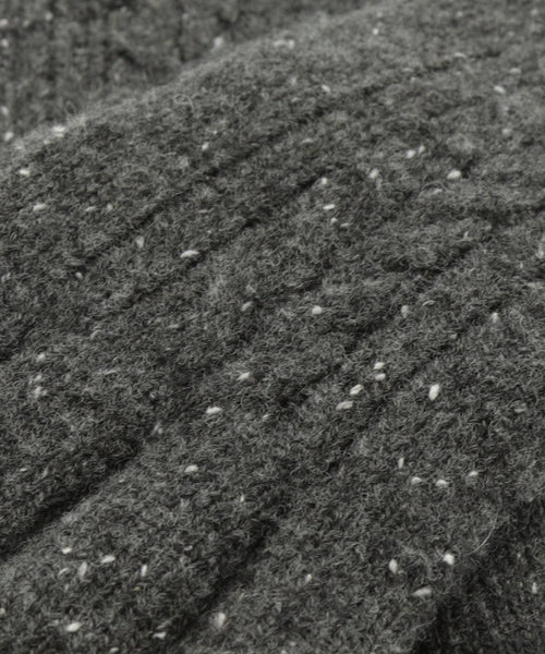 Cable Knit Glove | Anthracite Grey