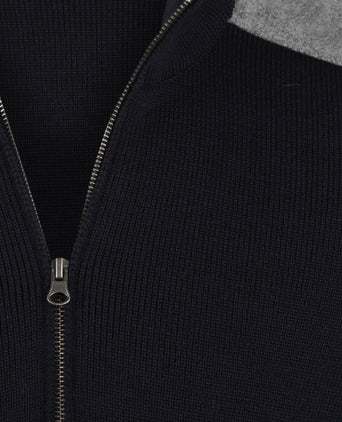 Saint James Serac Arpin Vest | Navy Blue