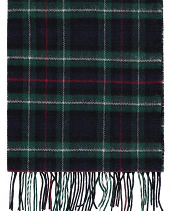Checked Lambswool Scarf | MacKenzie
