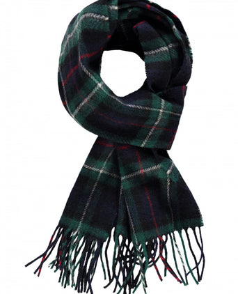 Checked Lambswool Scarf | MacKenzie