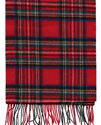 Checked Lambswool Scarf | Royal Stewart